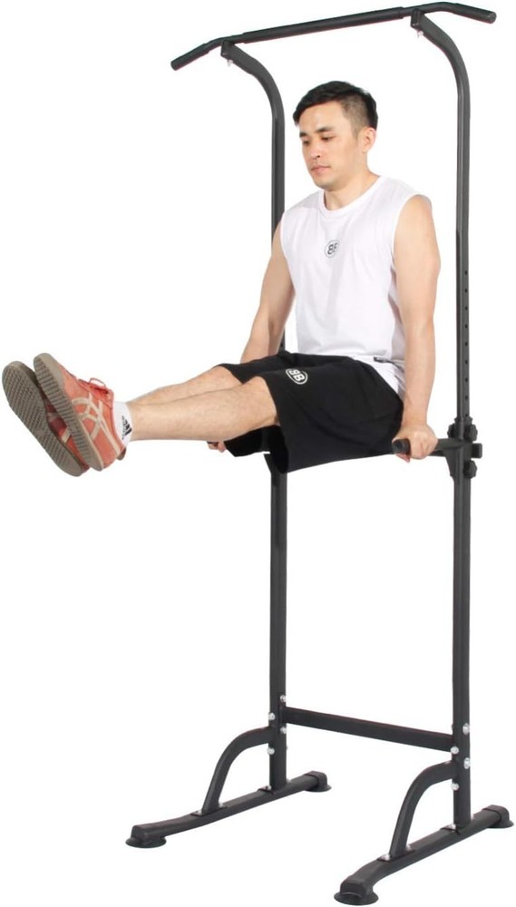 Power Tower Pull Up Bar Station, Free Standing Pull Up Rack Dip Station