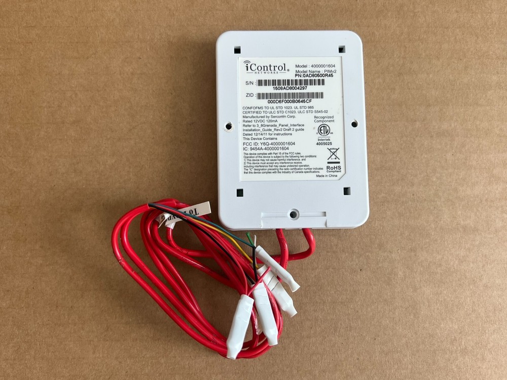 iControl Networks OpenHome Converge Interface Modules PIMv2 4000001604