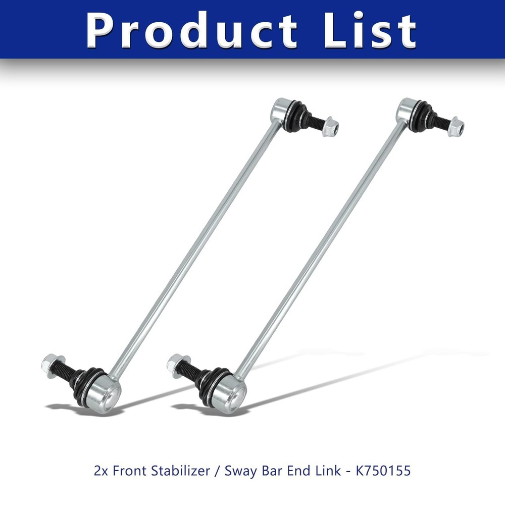 Sway Bar Link, Front Stabilizer Sway Bar End Link K750155 Compatible With 200...