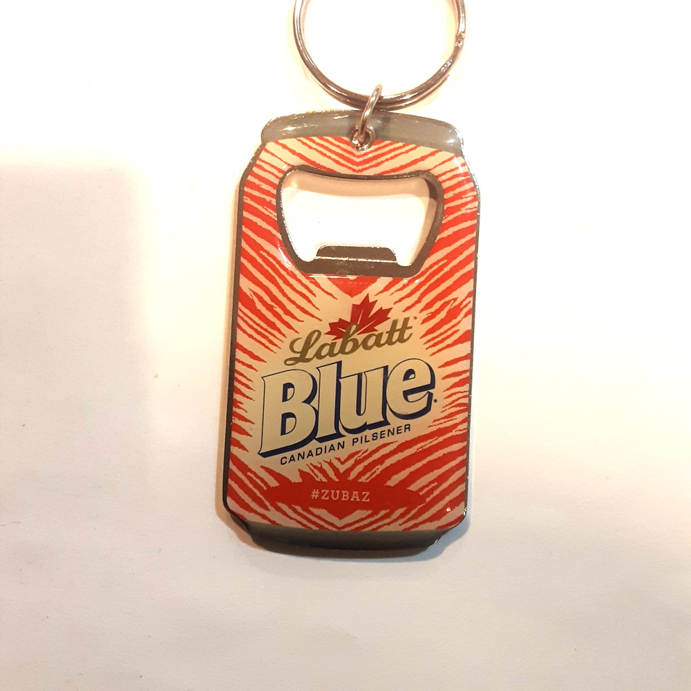 LABATTS BLUE KEYCHAIN WITH BOTTLE OPENER