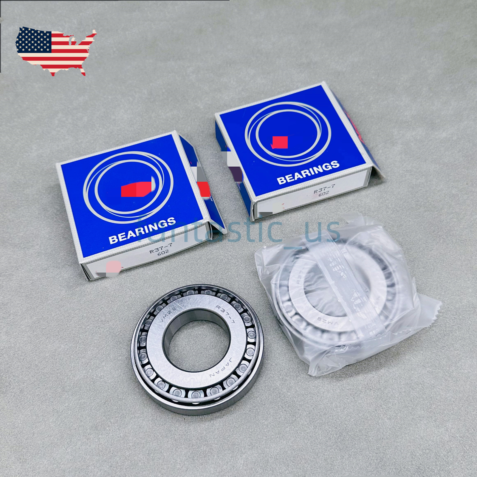 OEM For NSK R37-7 2PCS New Tapered Roller Bearings 37mm x77mm x 12/17mm US
