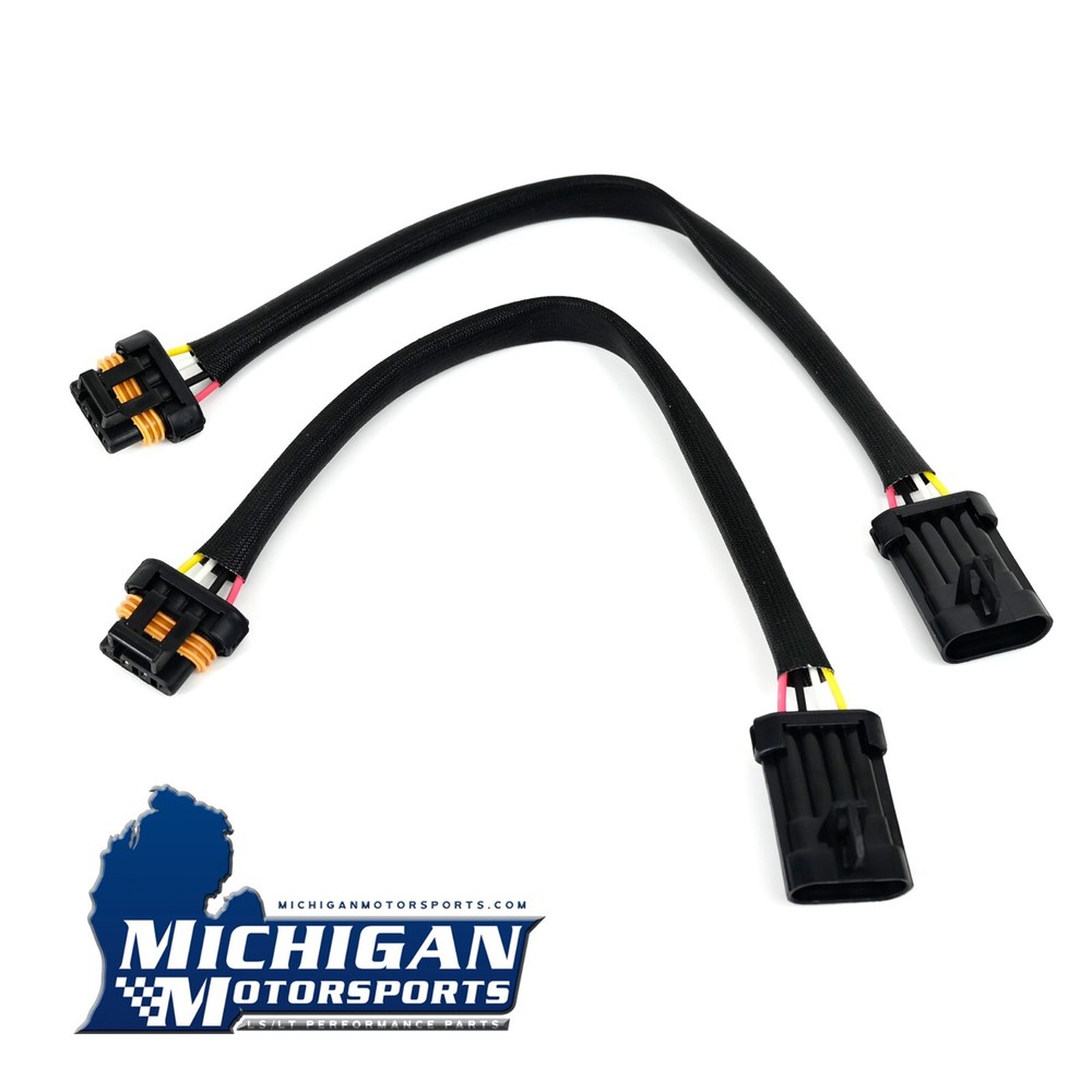 12" LT1 Oxygen O2 Sensor LS1 LS6 LT4 Header Extension - 4 Wire Flat Connector