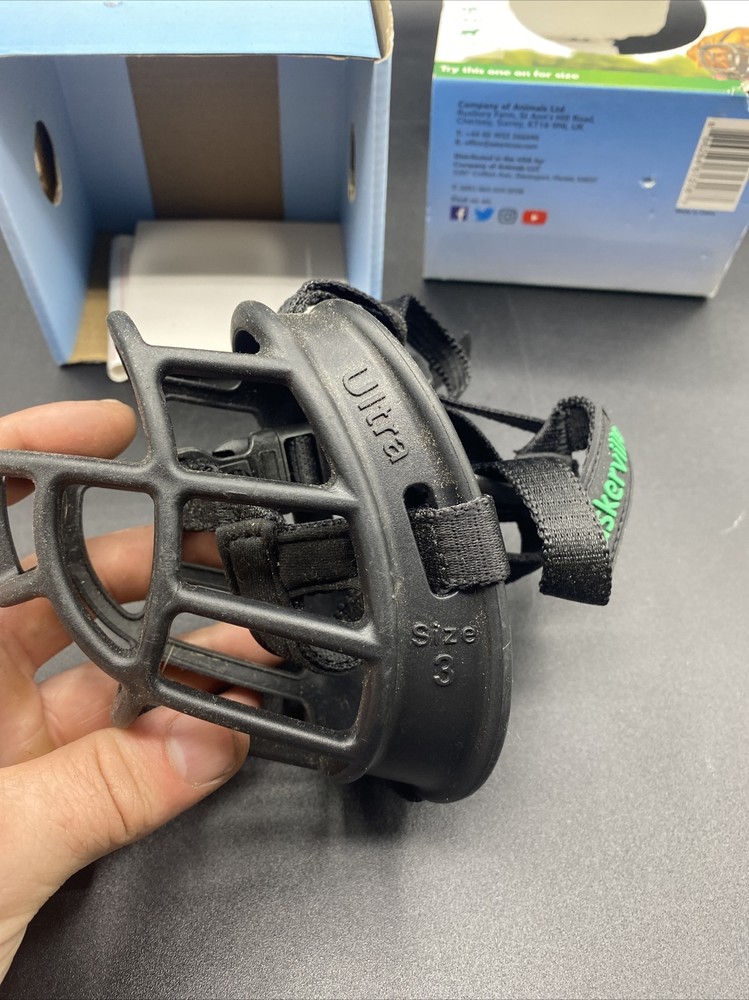 Baskerville Ultra Muzzle - Size 3 - Beagle Standard Poodle Cocker Corgi Size Dog