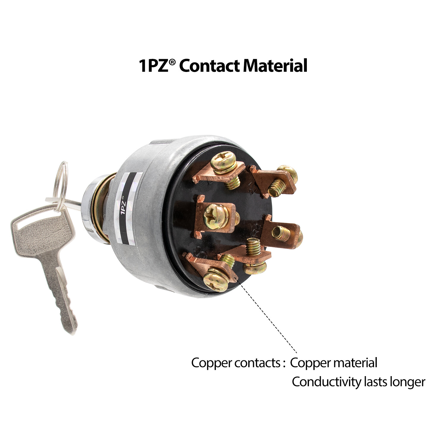 Ignition Starter Key Switch John Deere 650 750 850 950 1050 Yanmar 0808610000