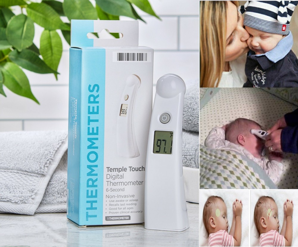 New Digital Thermometer Temporal Quick Scan Non Invasive