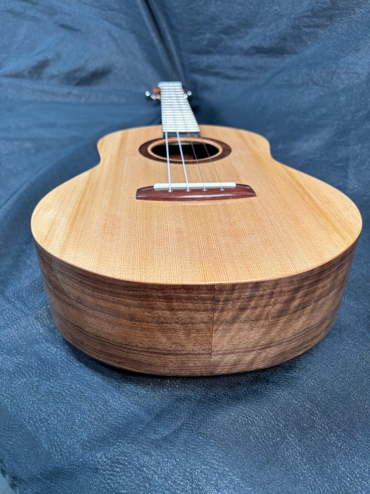 Baritone ukulele with Cedar and Walnut, includes free shipping