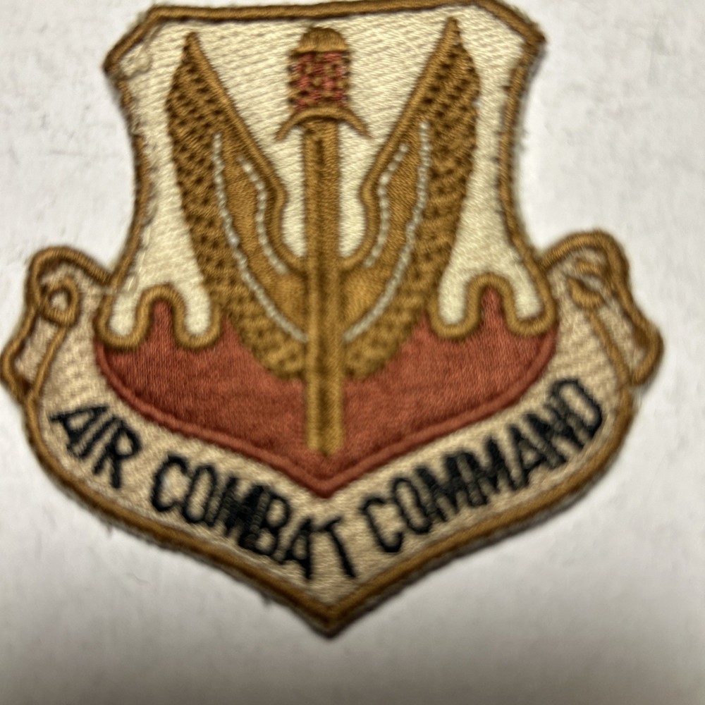 US Air Force USAF DCU Air Combat Command ACC Desert Tan Patch Sew-On