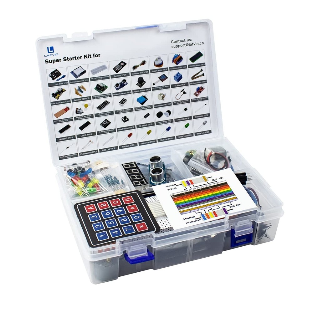 LAFVIN Project Super Starter Kit for R3 Mega2560 Mega328 Nano with Tutorial C...