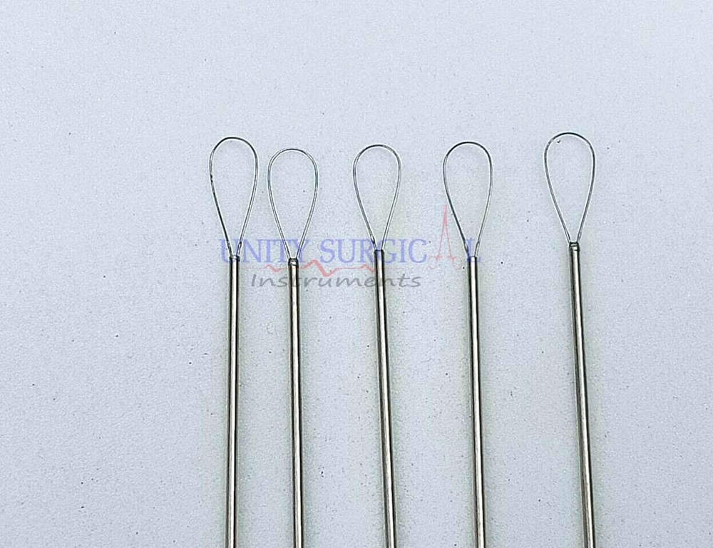 Lens Nucleus Divider Round Handle with Snare Wire loop