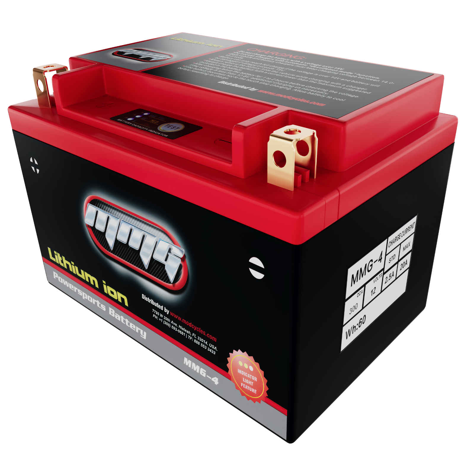 MMG YTZ14S Z14S Lithium Ion Sealed Activated Powersports Battery 12V 300 CCA