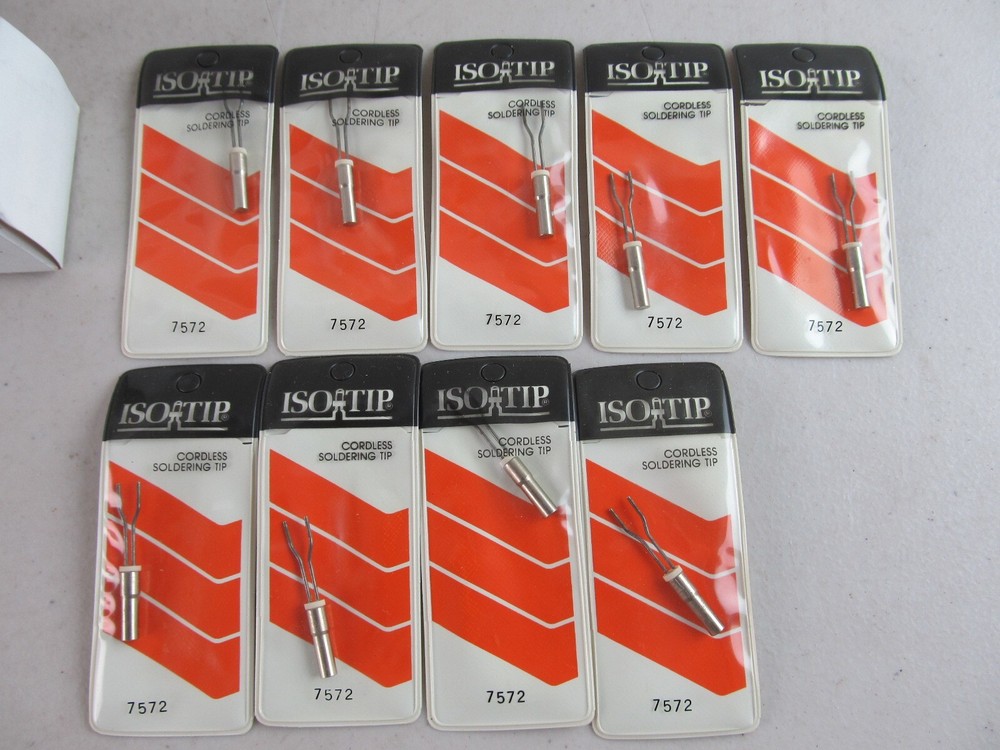 QTY=9 NEW Isotip 7572 Soldering Tip