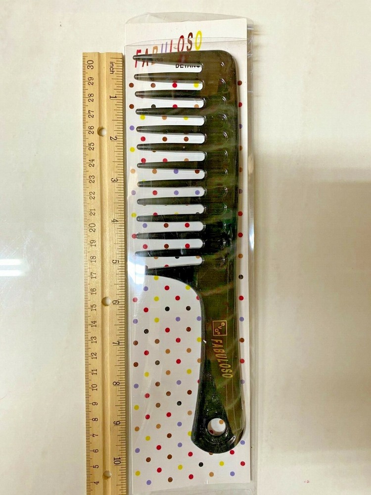 Large Detangling comb, resistant , flexible by Fabuloso