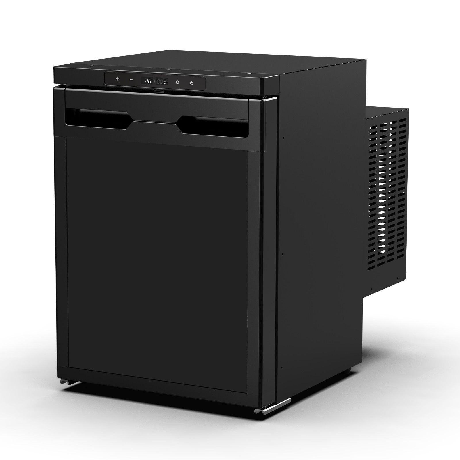 12V/24V 110V APP Camper Refrigerator Truck RV Refrigerator with Freezer 1.4cu ft