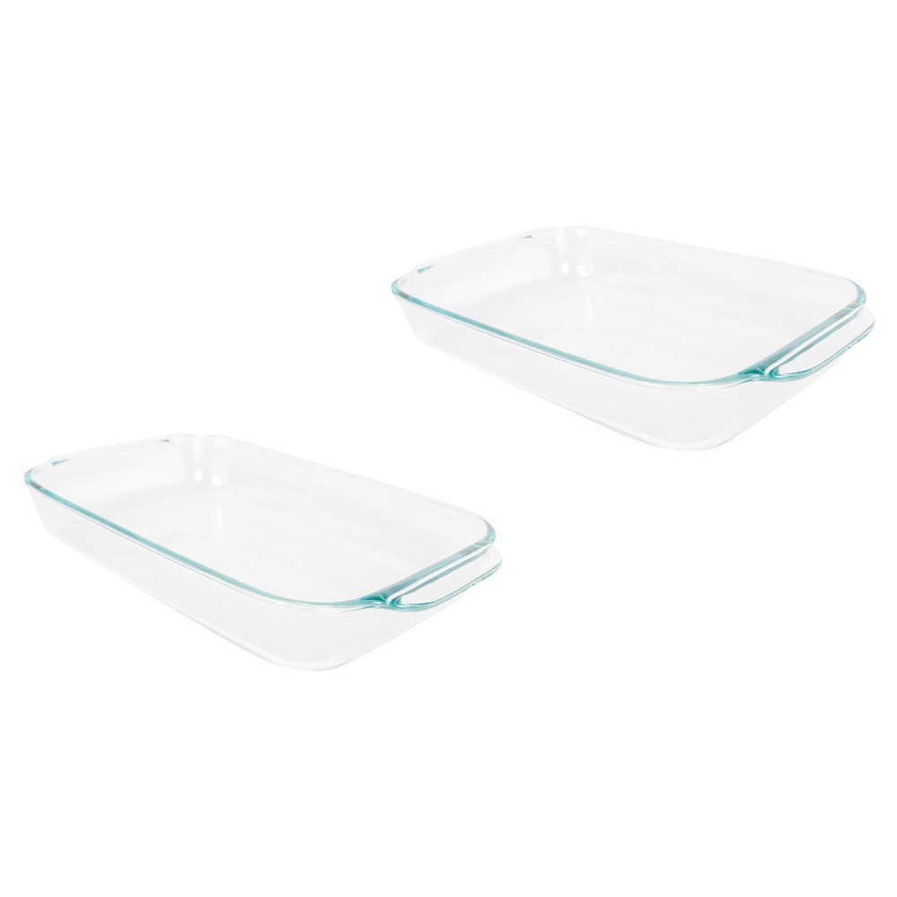 Pyrex 232 2qt Glass Baking Dishes (2-Pack)