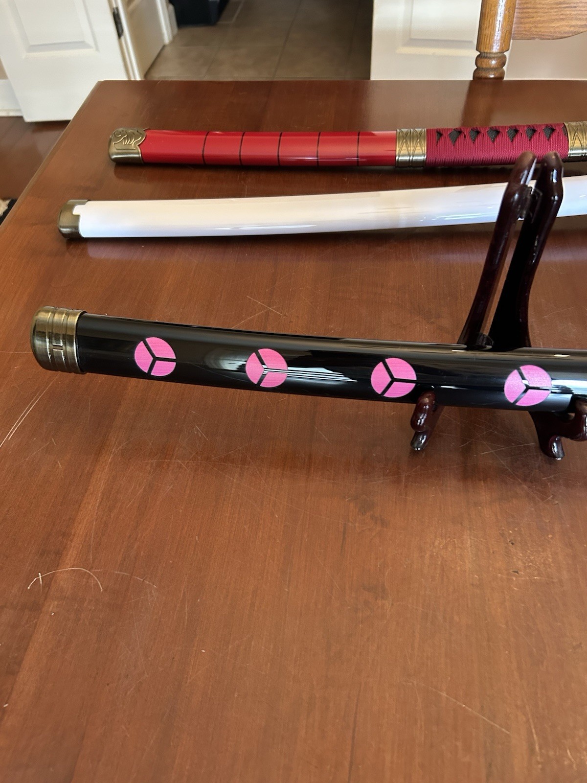 Set 3 - One Piece Japanese Anime Samuri Cosplay Swords