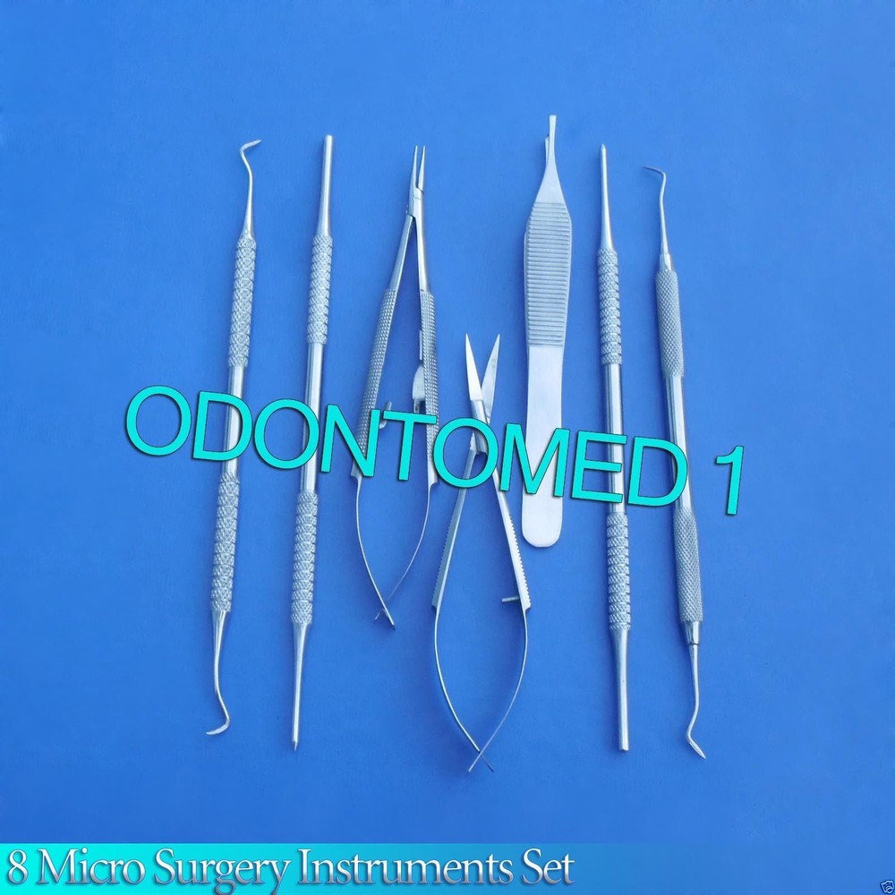 8 MICRO SURGERY INSTRUMENTS SET DENTAL SURGICAL DS-799