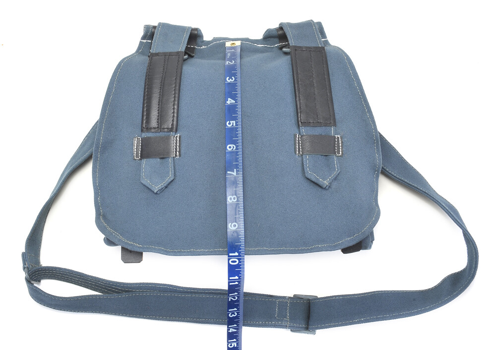 German WW2 M31 Bread bag with Shoulder Strap Luftwaffe Blue