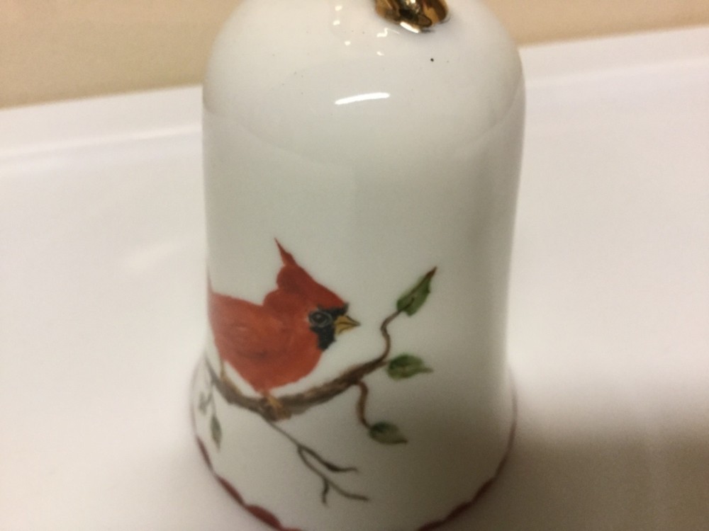 Cardinal Collectible Bell Signed