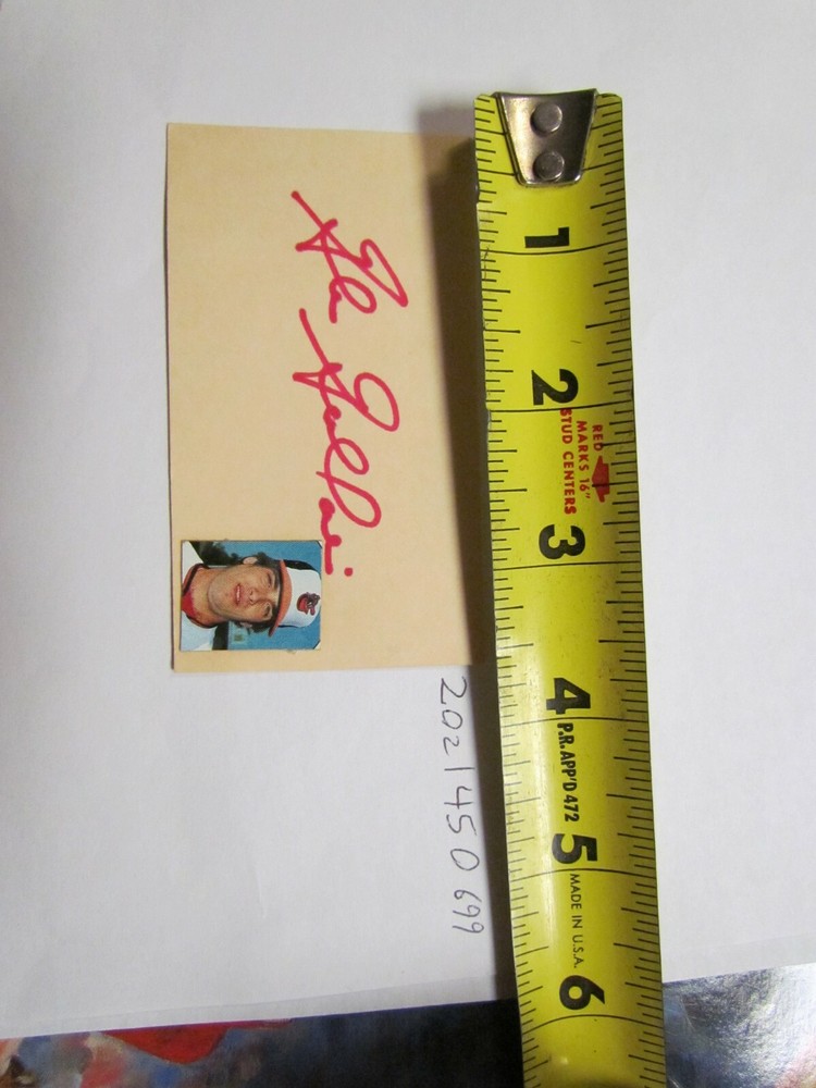 Glenn Gulliver Signed Autographed Cut JSA Auction Certified