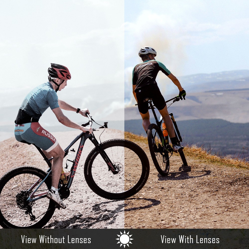 HeyRay Replacement Lenses for Native Bomber Sunglasses Polarized-Opt