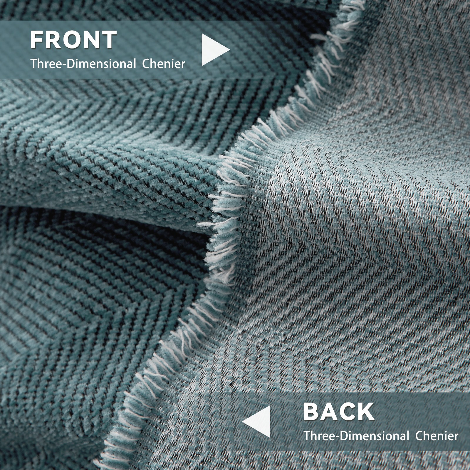 90" Wide Sofa Blanket Cover Striped Chenille Couch Cover Machine Washable 4 Size