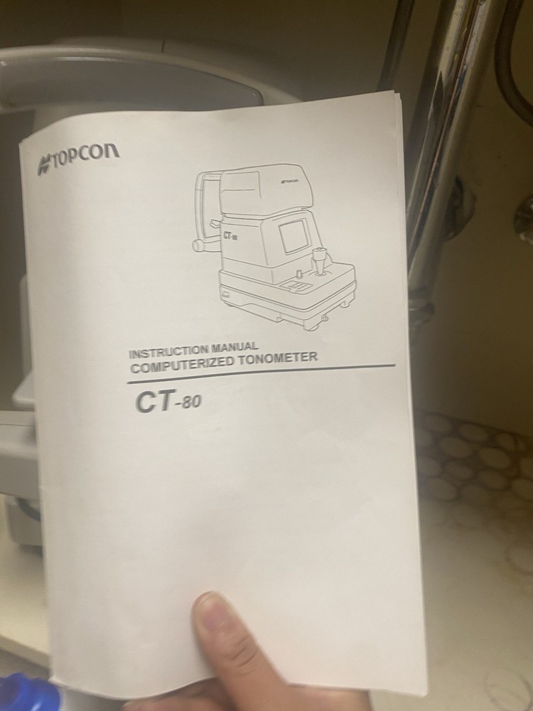 Topcon CT-80 Computerized Auto NCT Non-Contact Tonometer