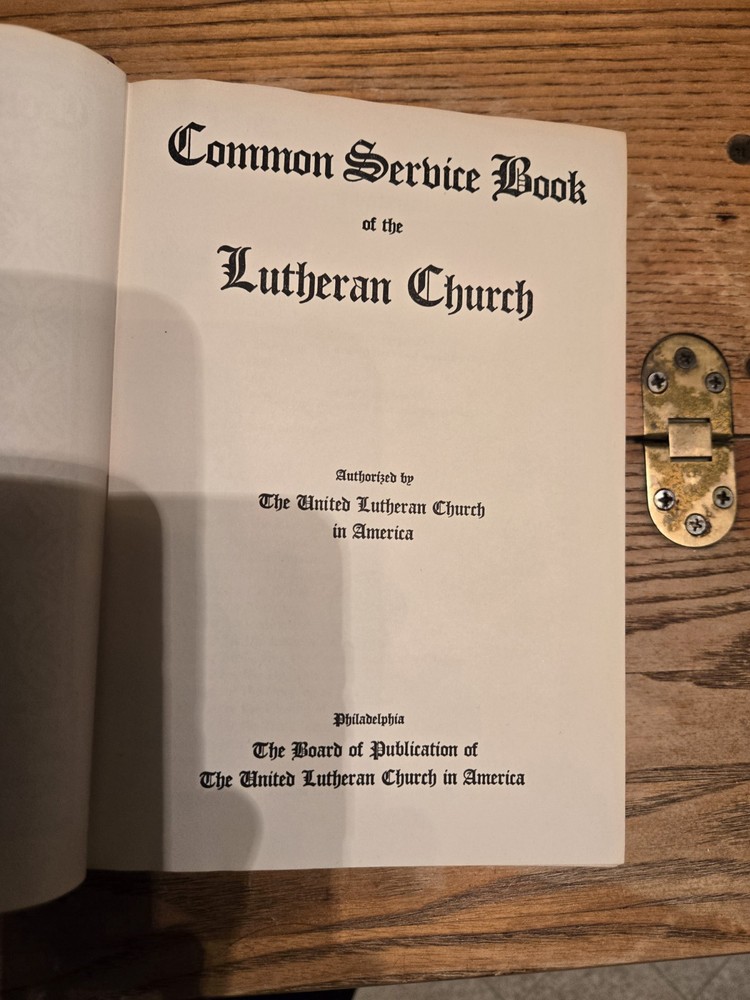 Common Service Book with Hymnals