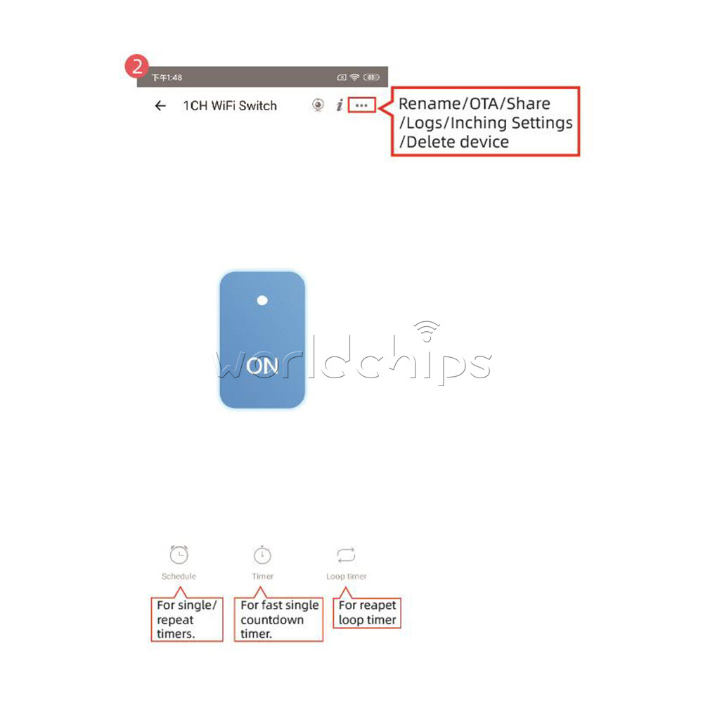 DC 7-32V 2200W Switch Relay Timer Wireless Remote Control Inching/Self-Locking