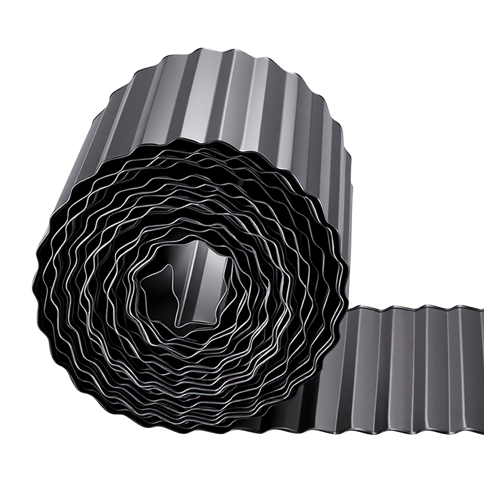 VEVOR Galvanized Steel Landscape Edging 40 ft x 12 in Metal Garden Edging