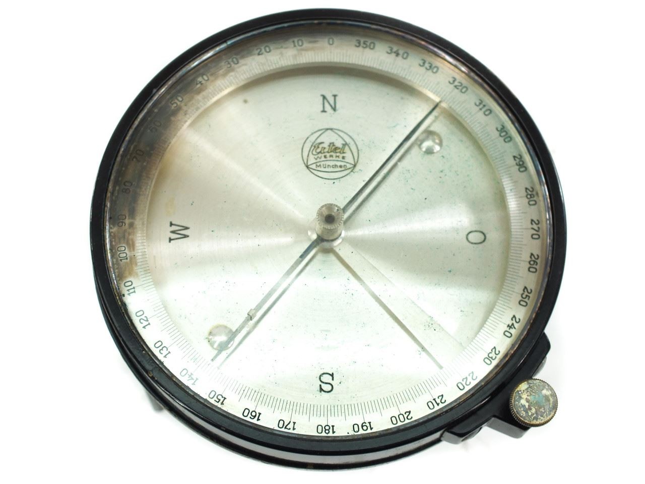 Ertel-Werke Double Circle Theodolite with Compass and Wooden Case 637