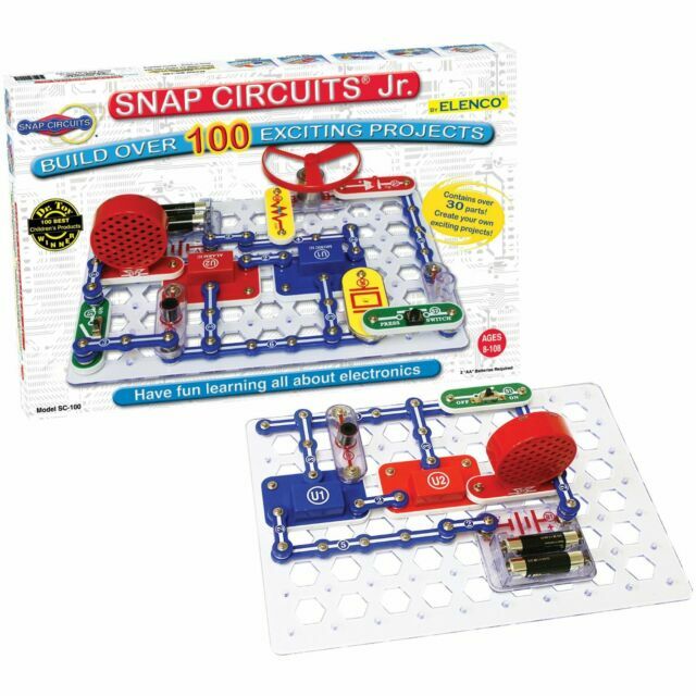 ELENCO Snap Circuits Jr. Model SC-100 Experiments Electronics Discovery Kit NEW