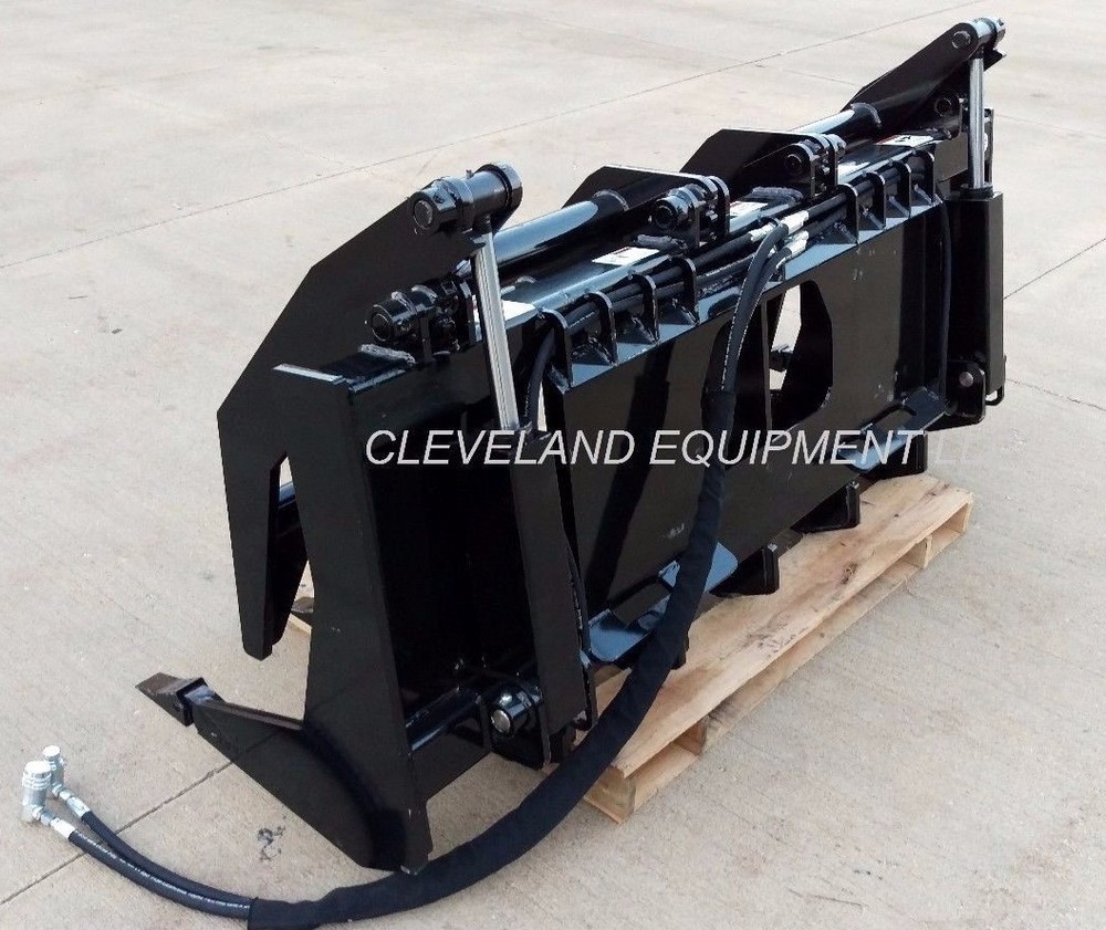 NEW 72" SEVERE-DUTY VERTICAL ROOT GRAPPLE RAKE ATTACHMENT for Skid-Steer Loader