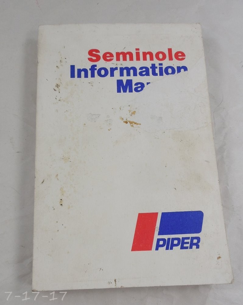 Piper Seminole Pilot's Information Manual