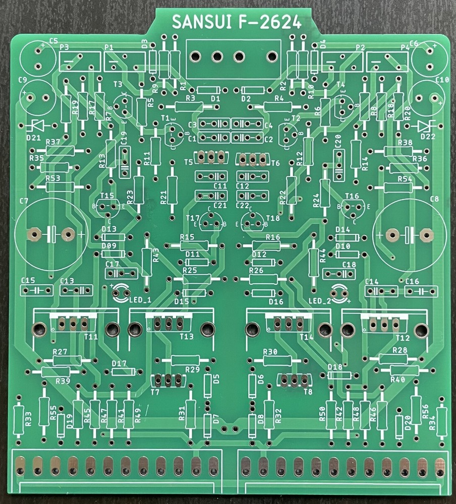 Sansui F-2624 Driver board 2024 remake