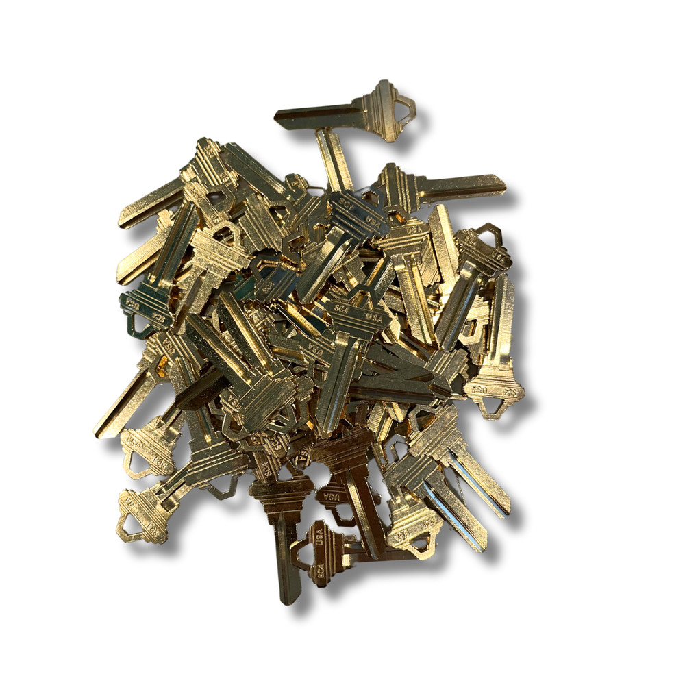 SC4 Key Blanks (10 Pack) Compatible with SC4 ILCO SCHLAGE Keys
