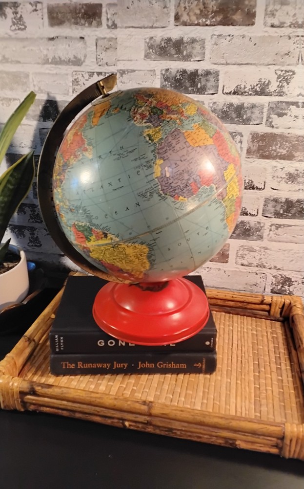 Vintage 1950's Replogle Reference 10 Inch World Globe