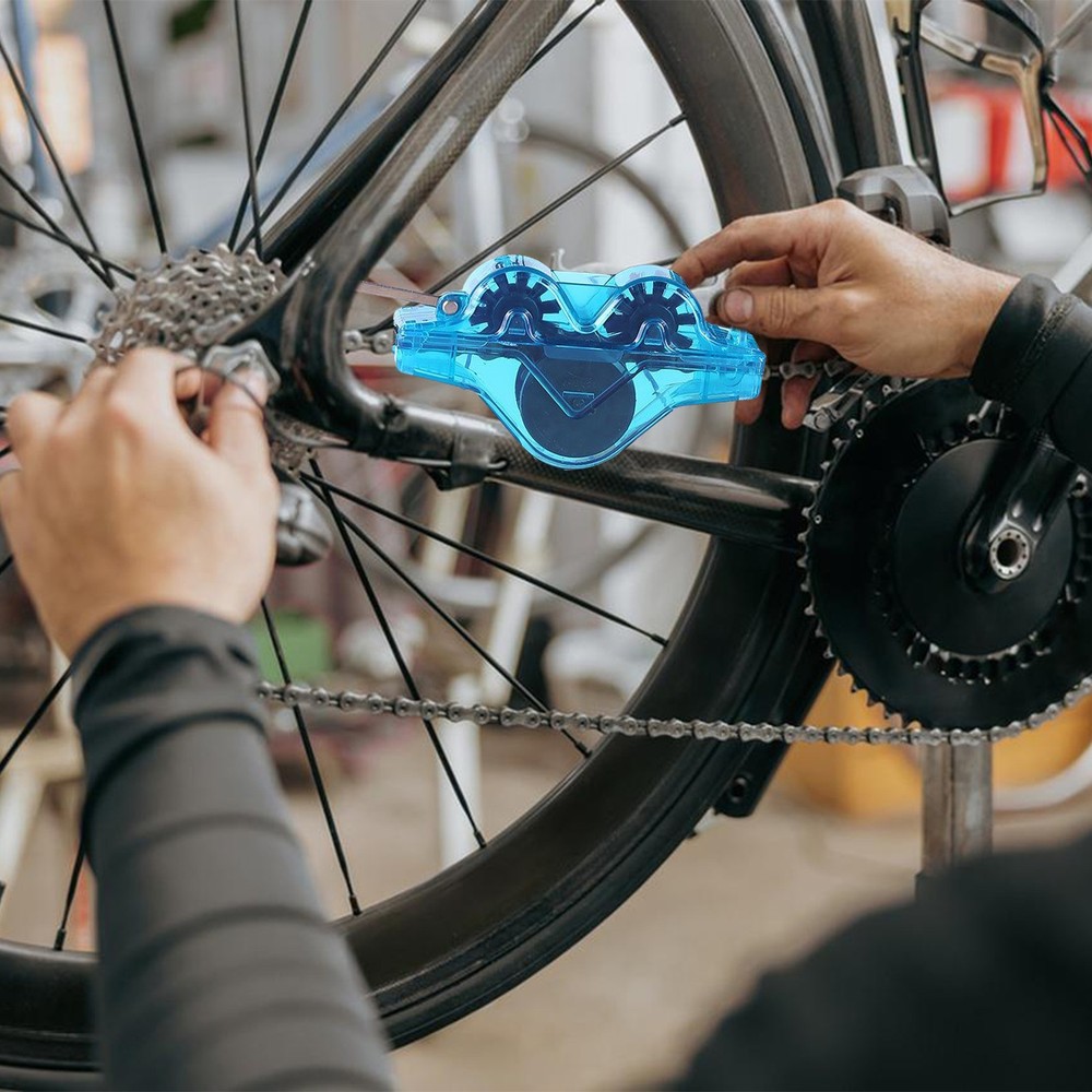 Cycling Cleaning Kit Cycle Chain Scrubber Cleans Tool Quick
