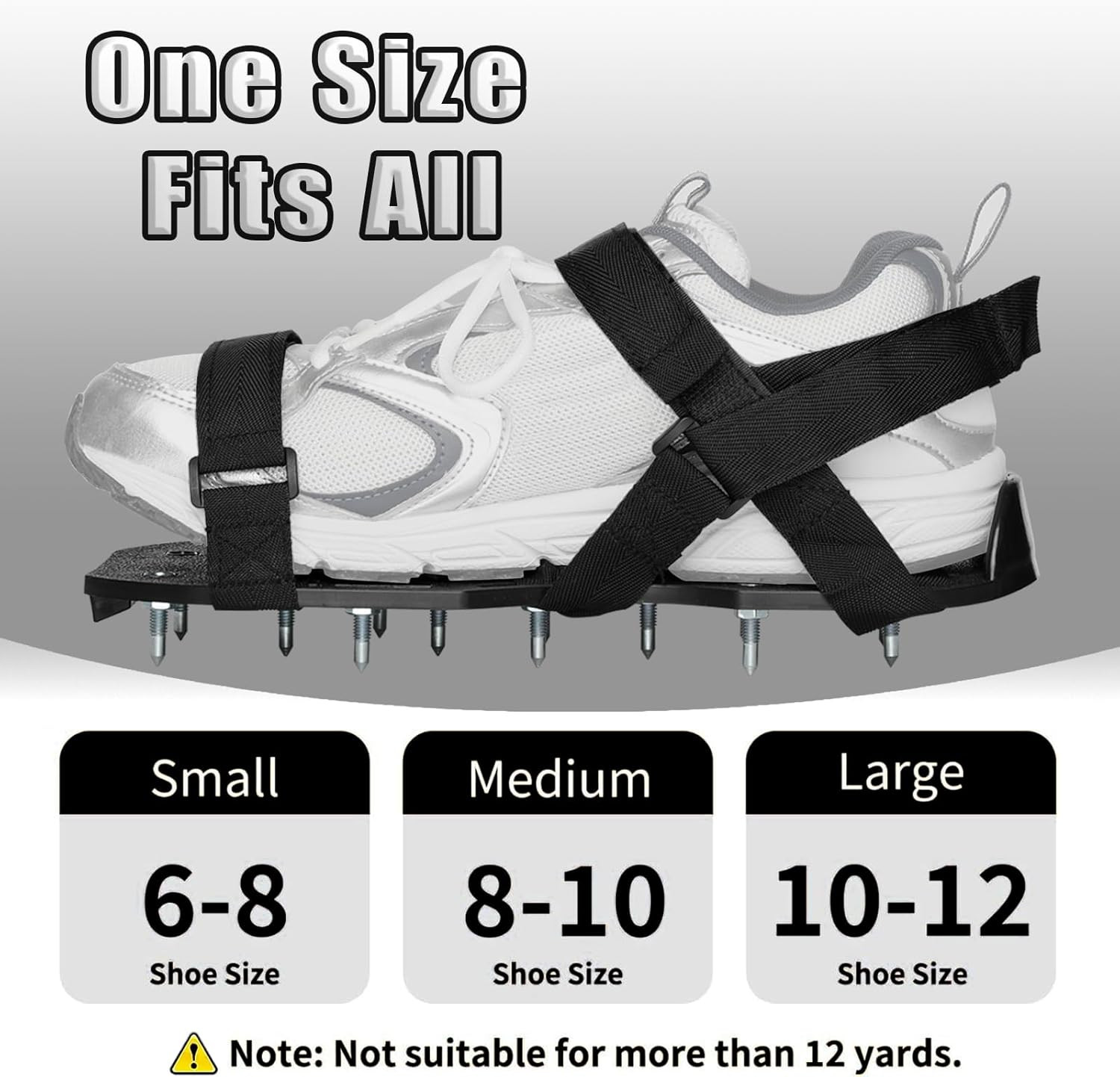 Spike Shoes for Epoxy Flooring Epoxy Shoes with 3/4" Short Spikes for Garage Flo