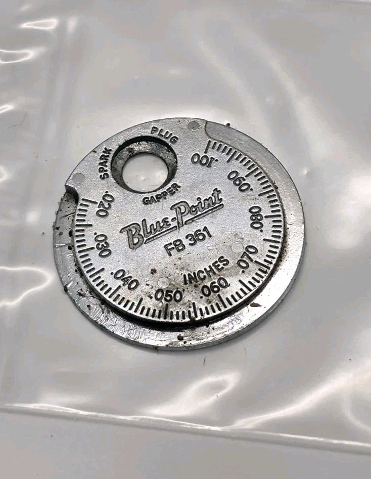 Blue Point FB 361 Spark Plug Gap Gauge Pat. Pend.