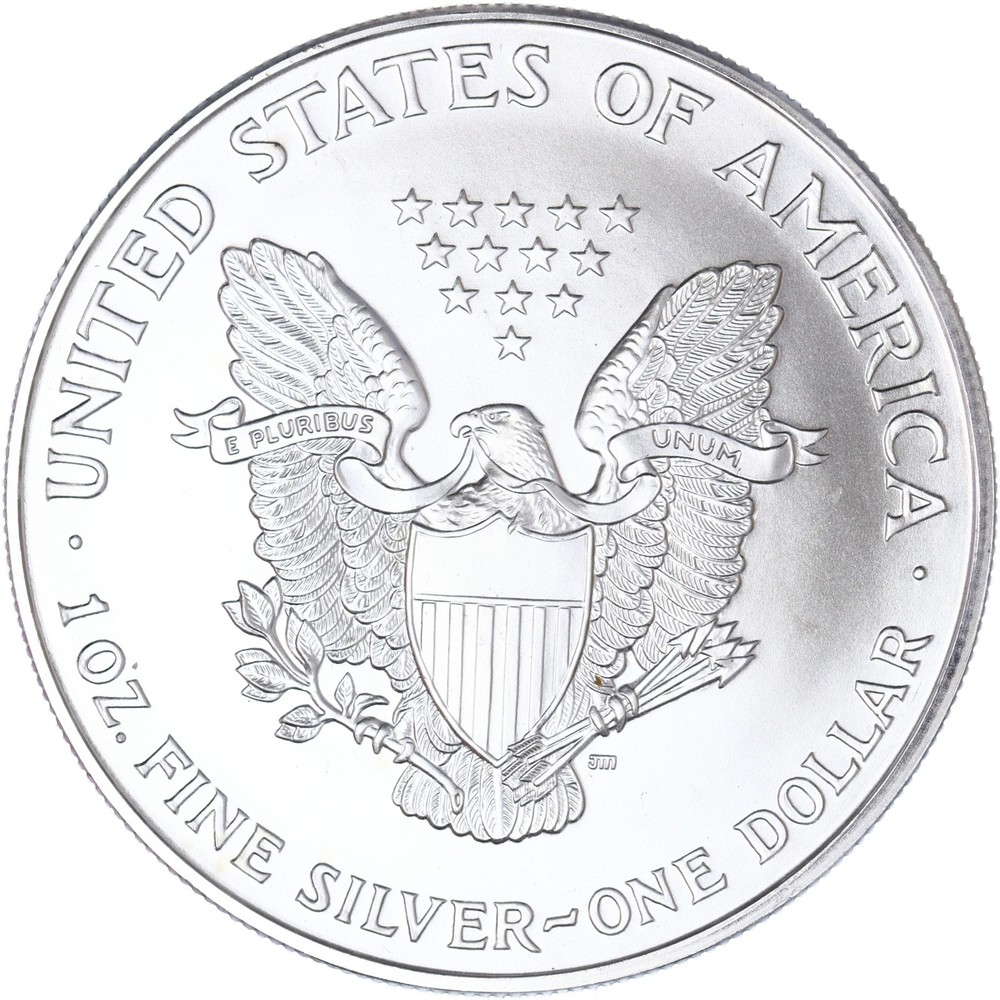 2000 American Silver Eagle 1 Oz Gem Brilliant Uncirculated Coin