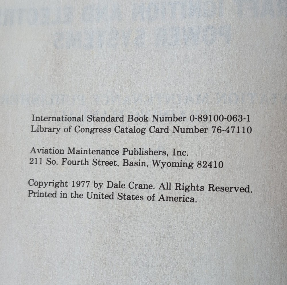 Aircraft Ignition and Electrical Power Systems aviation training course