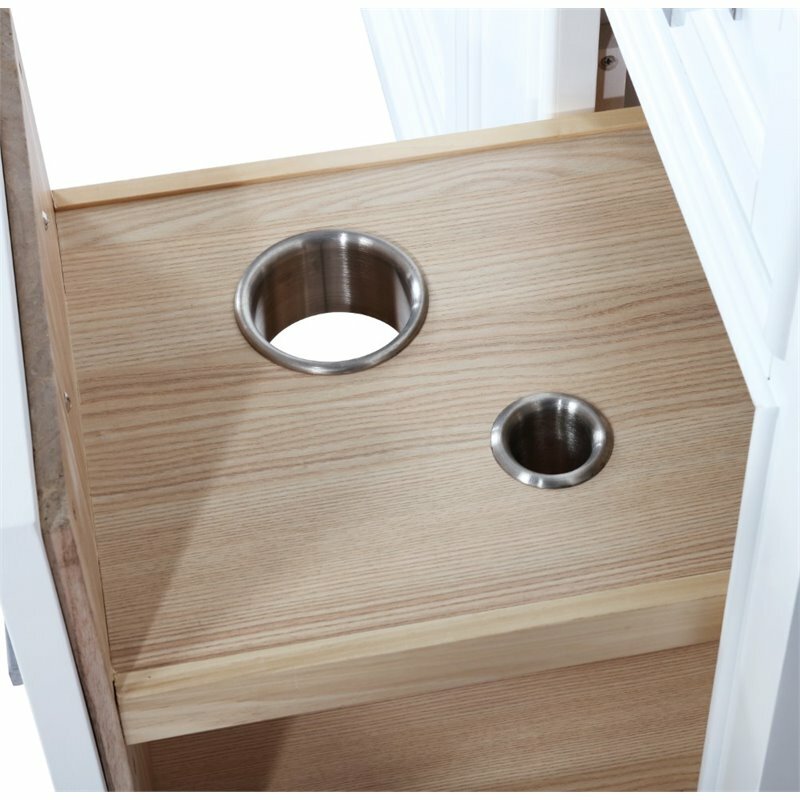 Design Element Group 84" Double Vanity in White