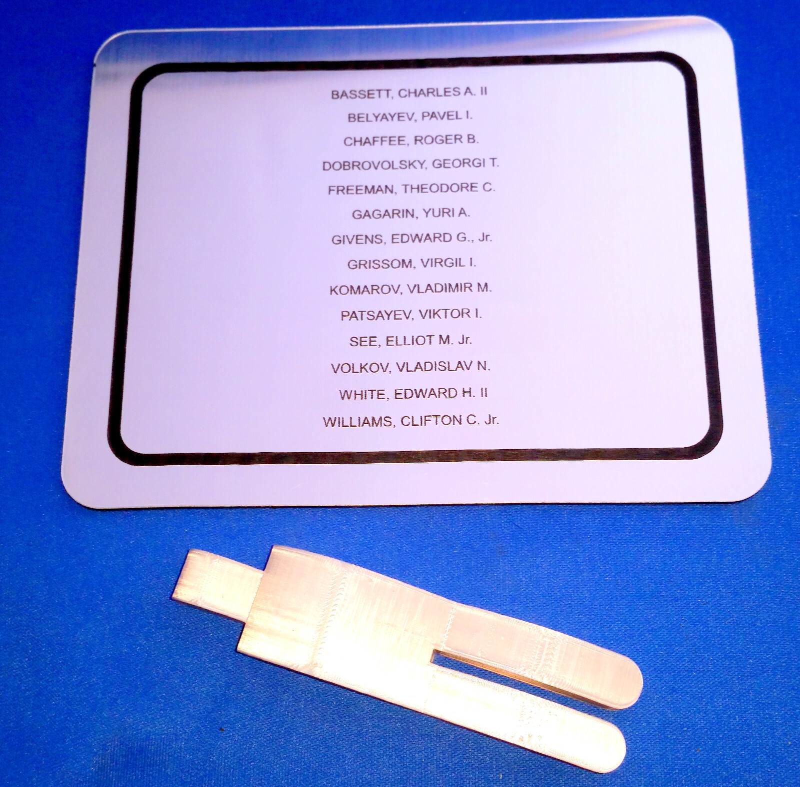 Replica "Fallen Astronaut" Memorial Statuette and Plaque