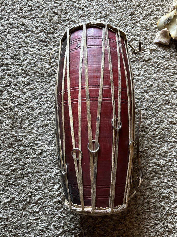 Hade Made Nepal Madal Drum Vintage