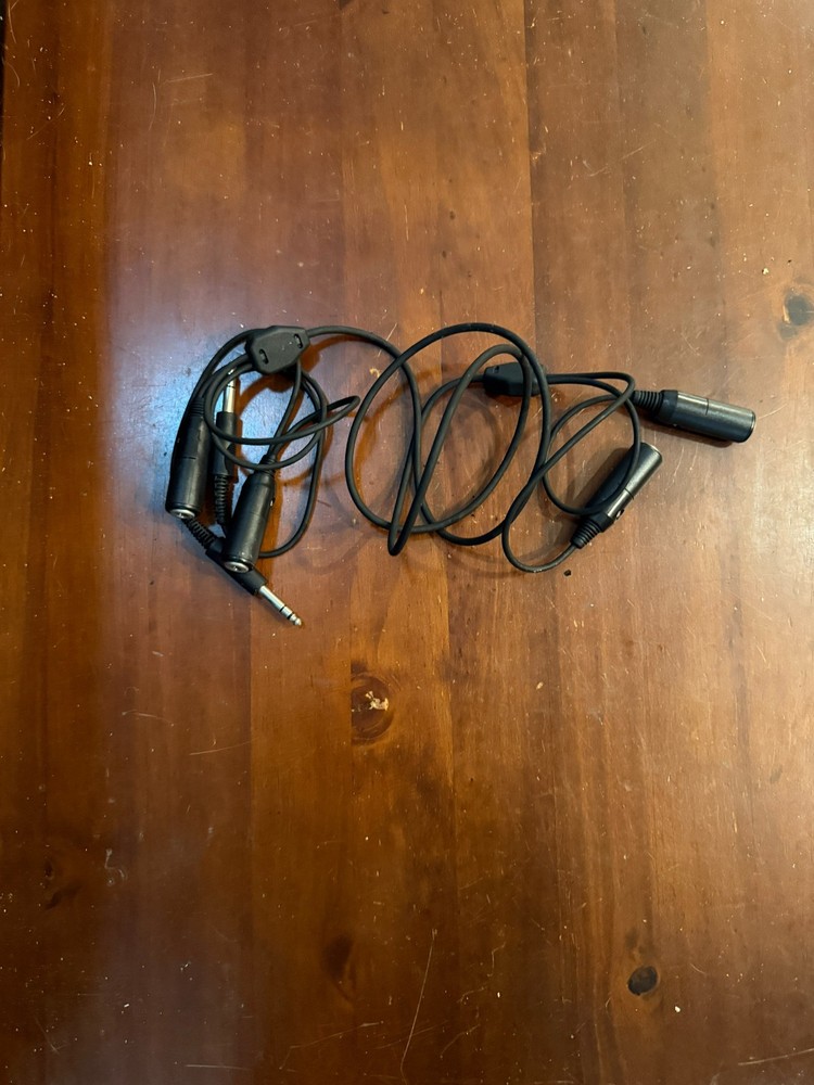 Headset pilot ga cord assembly adaptor long multiple