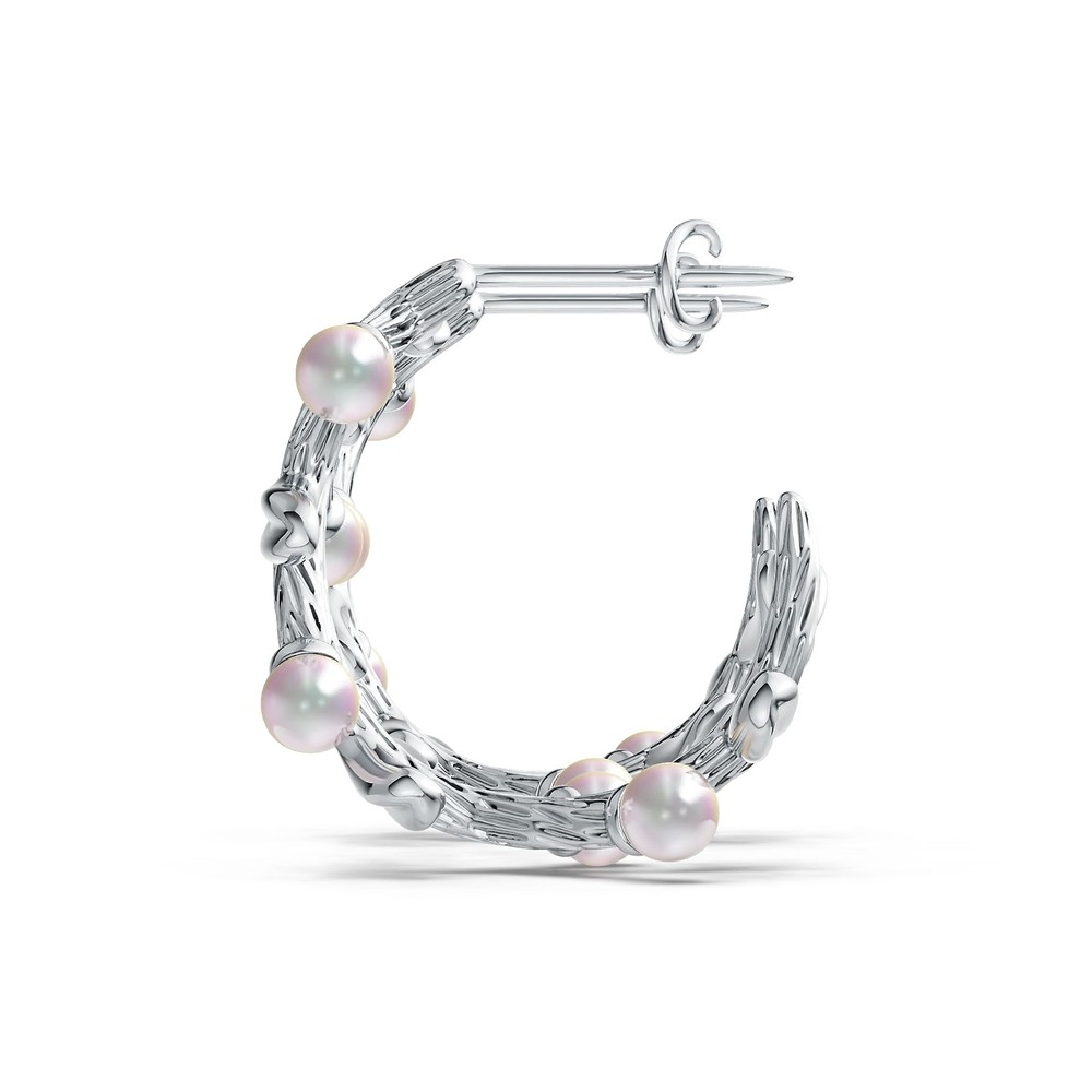 Sterling Silver Semi Mount Earrings Setting Round RD 3.5mm