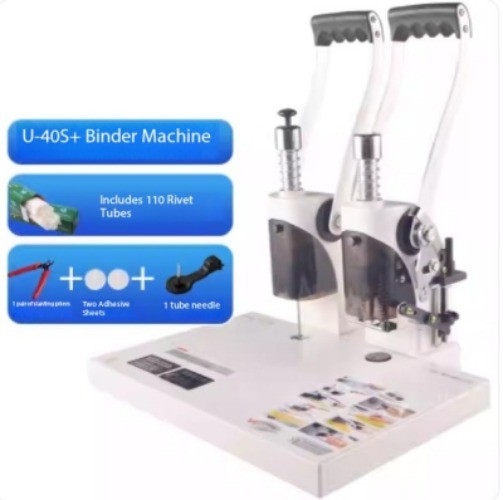 220V File Accounting Voucher Binding Manual Punching Machine Fully Automatic