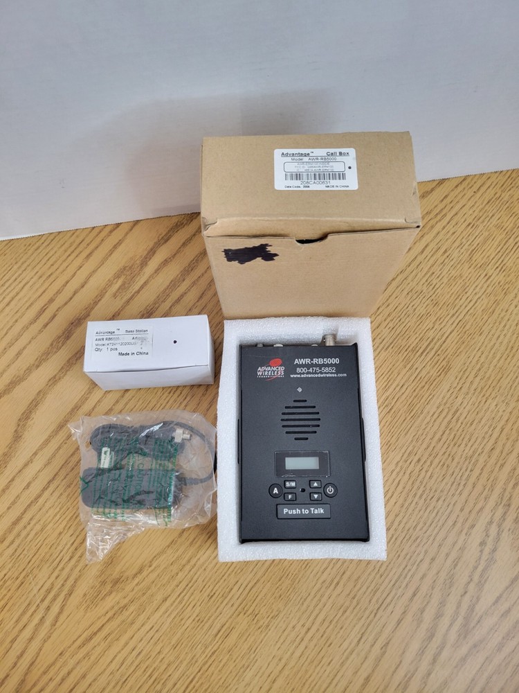 Advanced AWR-RB5000 Call Box Advanced Wireless Communications NOS