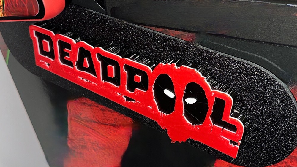 Deadpool PINBALL Mod BACK BOX HING MOD 3D LOGO( Sold as a PAIR)