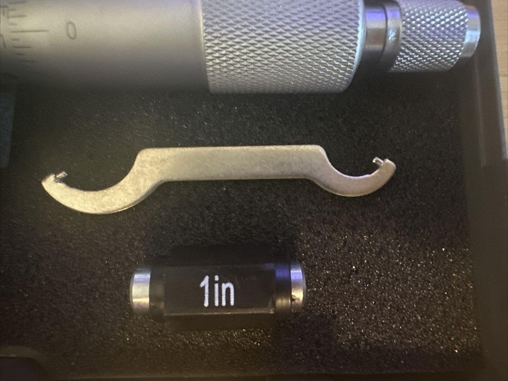 1 to 2" Range, 0.0001" Graduation Mechanical Outside Micrometer Value Collection